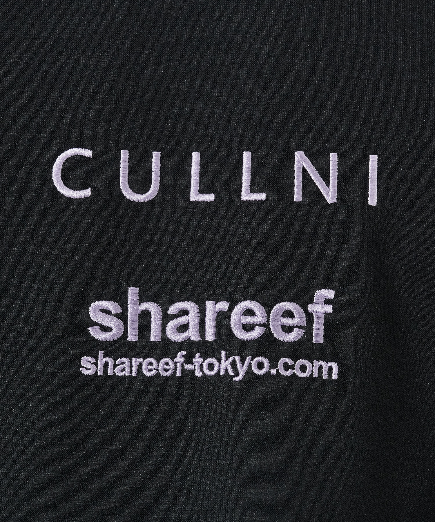 CULLNI ＆ shareef Logo Embroidery Pullover CULLNI