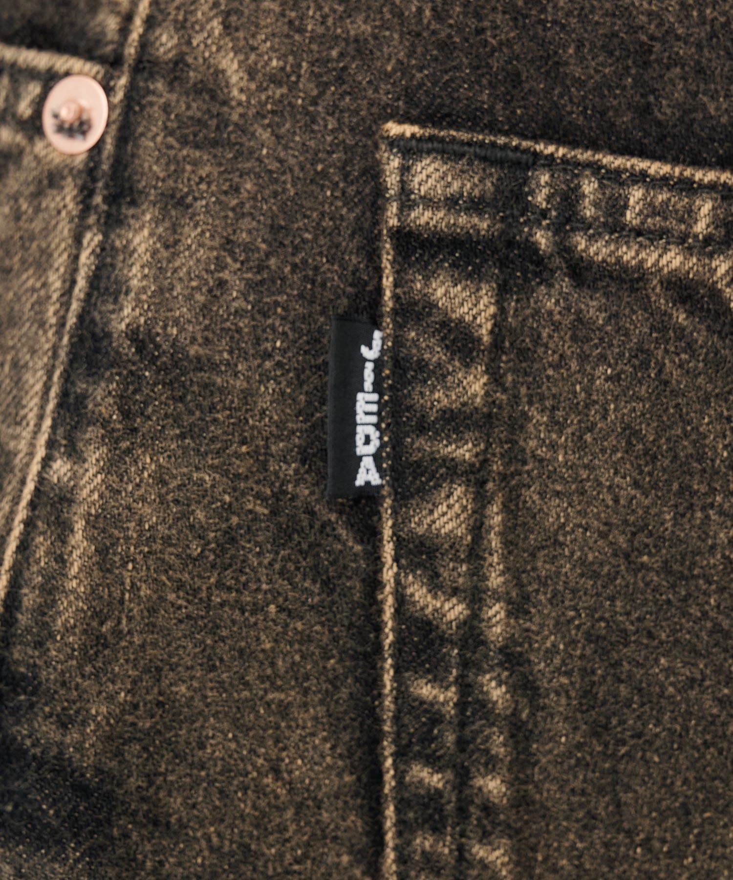 DRAPE OVER DENIM PANTS JieDa