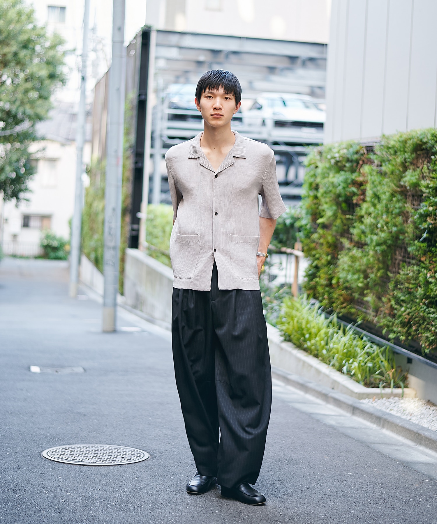 2Tuck Curve Slacks STUDIOUS