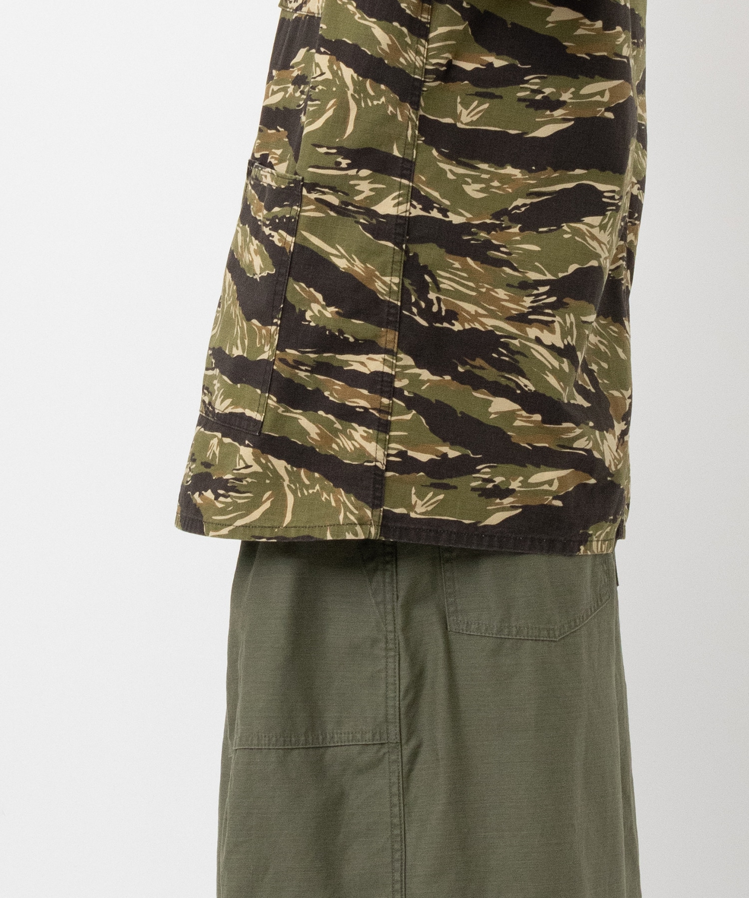 D.N. Coverall - Cotton Ripstop/Camo NEEDLES