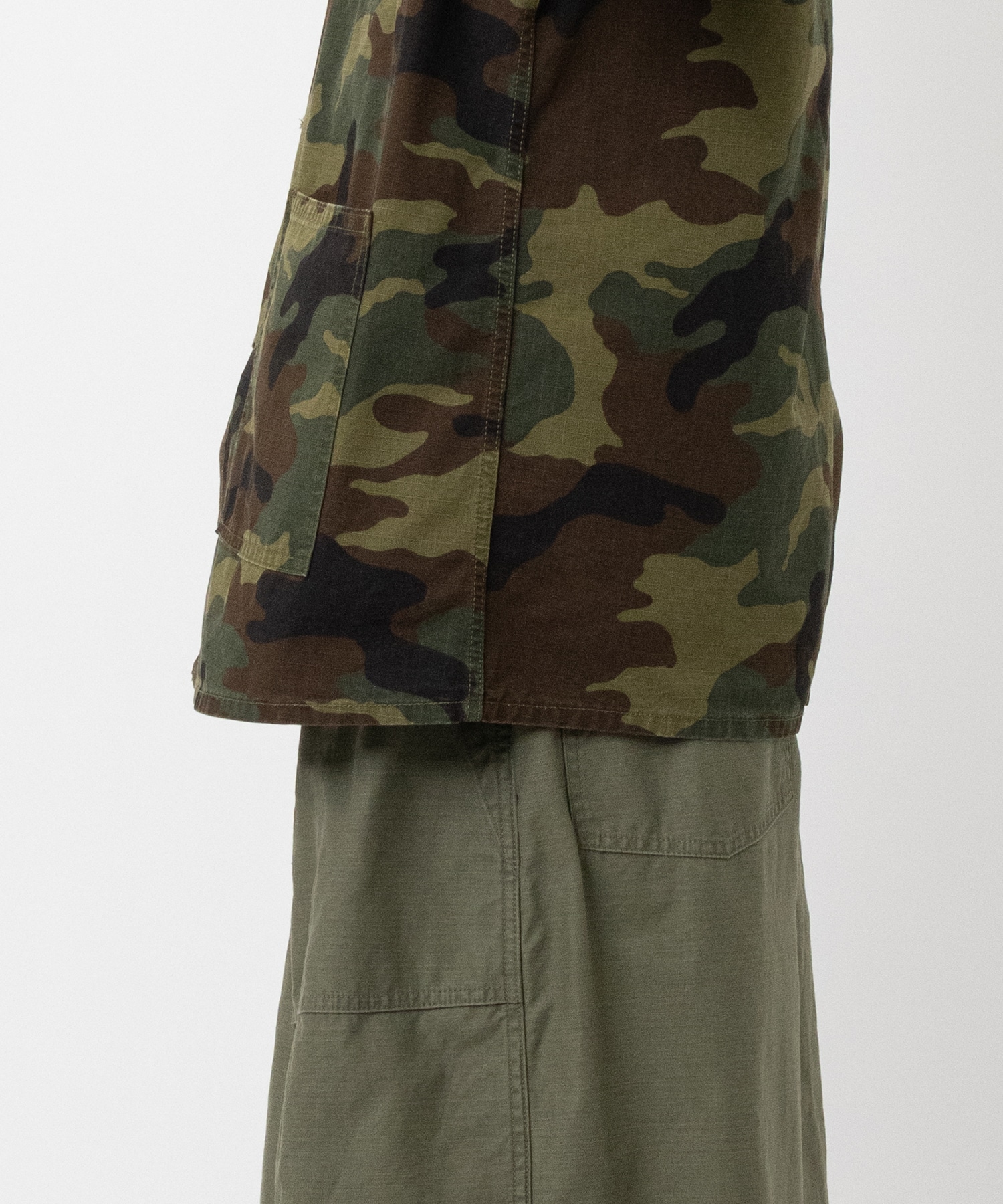 D.N. Coverall - Cotton Ripstop/Camo NEEDLES