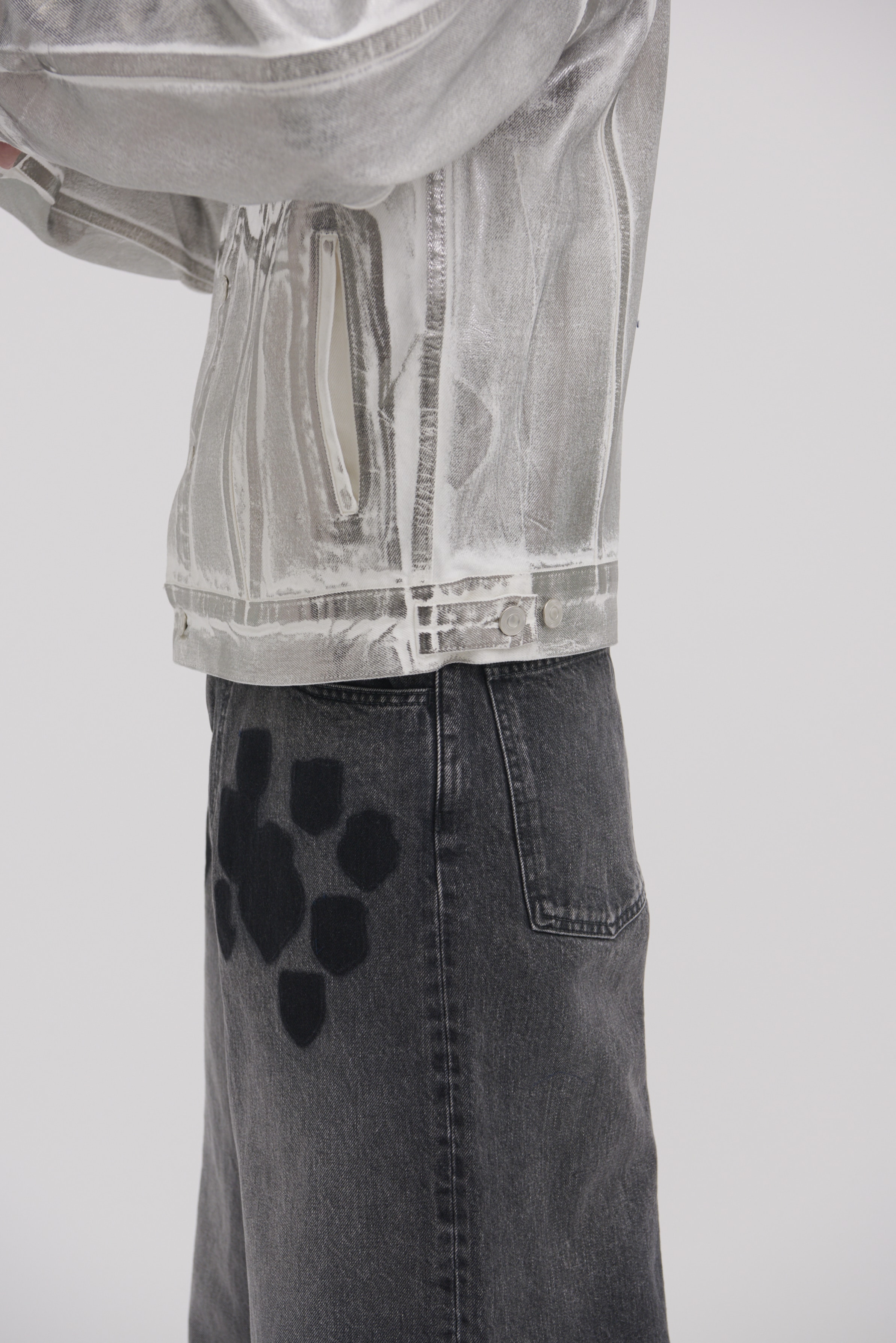 MASU BOYS EMBLEM DENIM JACKET MASU