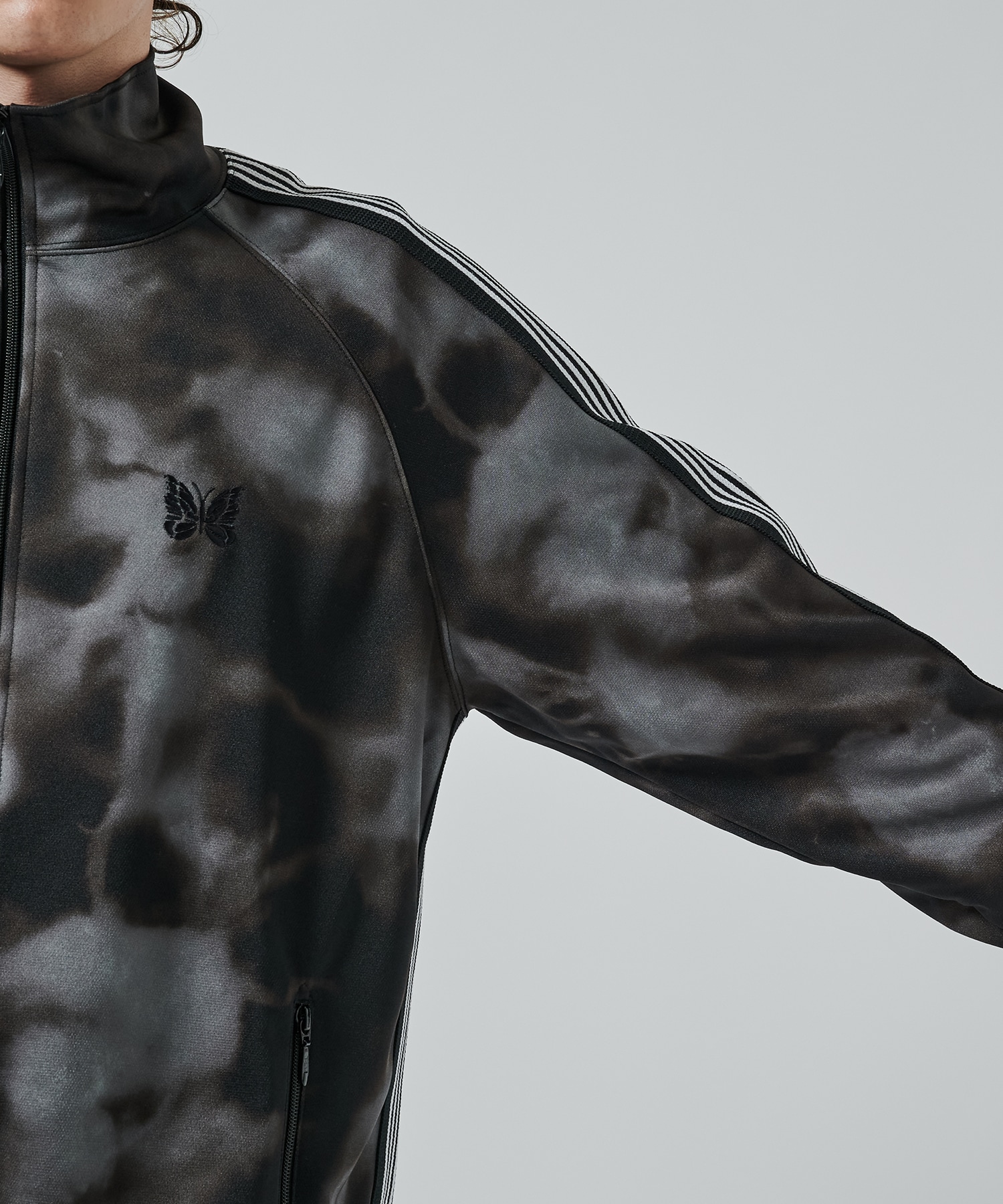 別注〉Track Jacket - Poly Smooth - Printed Tie Dye | NEEDLES