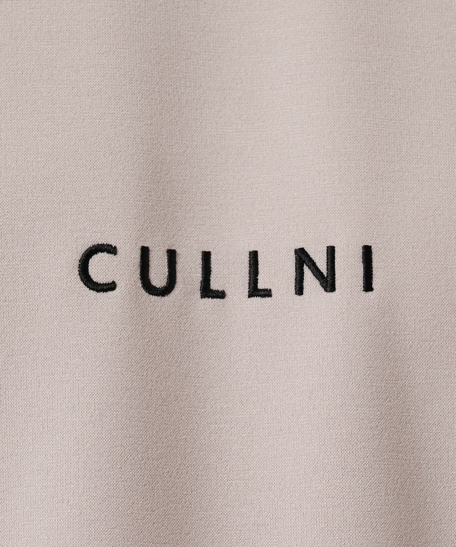 CULLNI Logo Embroidery Ponte Rome Pullover CULLNI