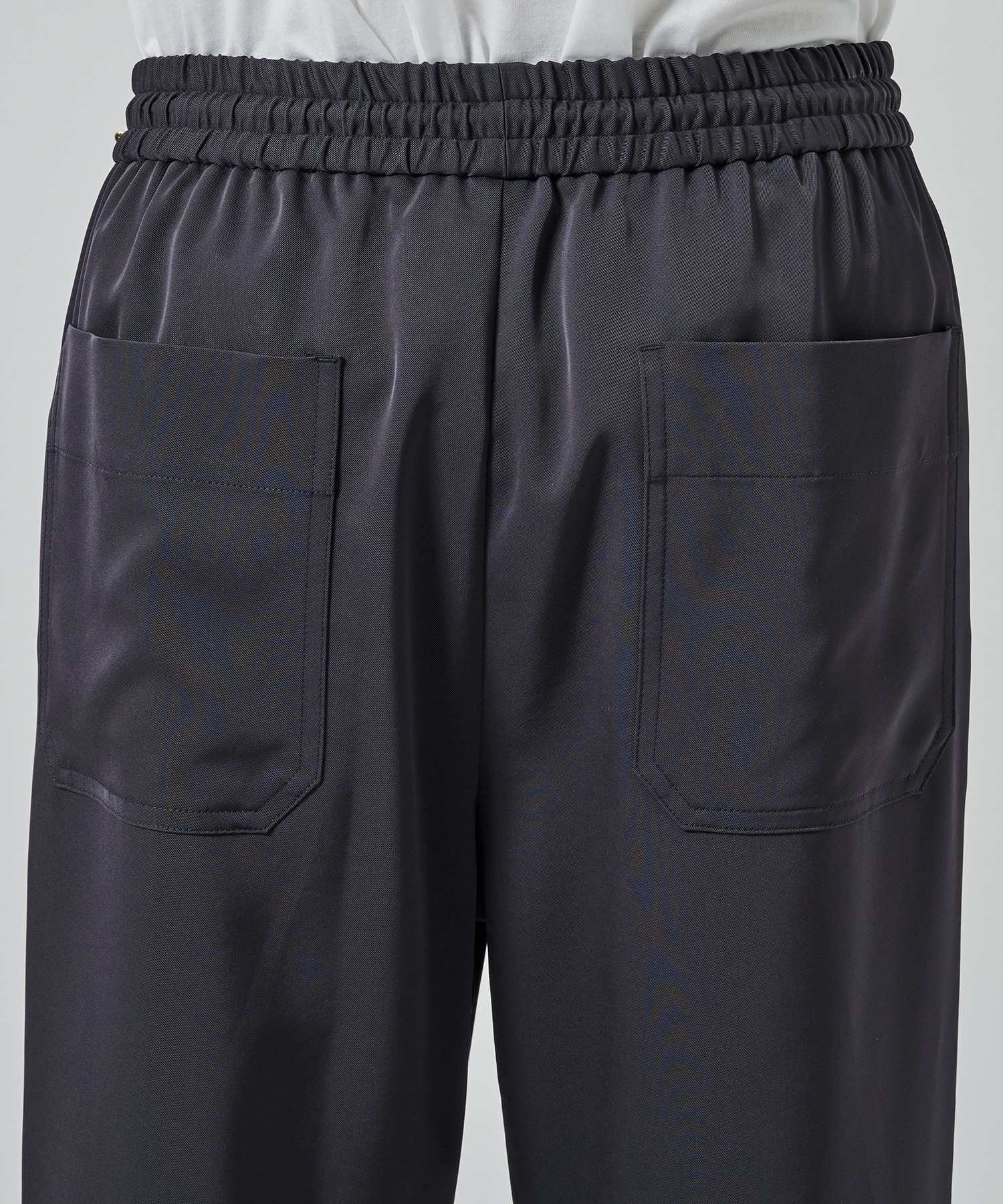 Dry Stretch Twill Side Drawstring Relux Wide Pant CULLNI