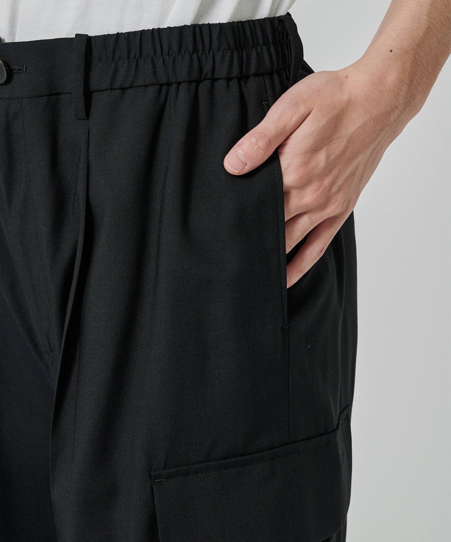 COOL WOOL CARGO PANTS STUDIOUS