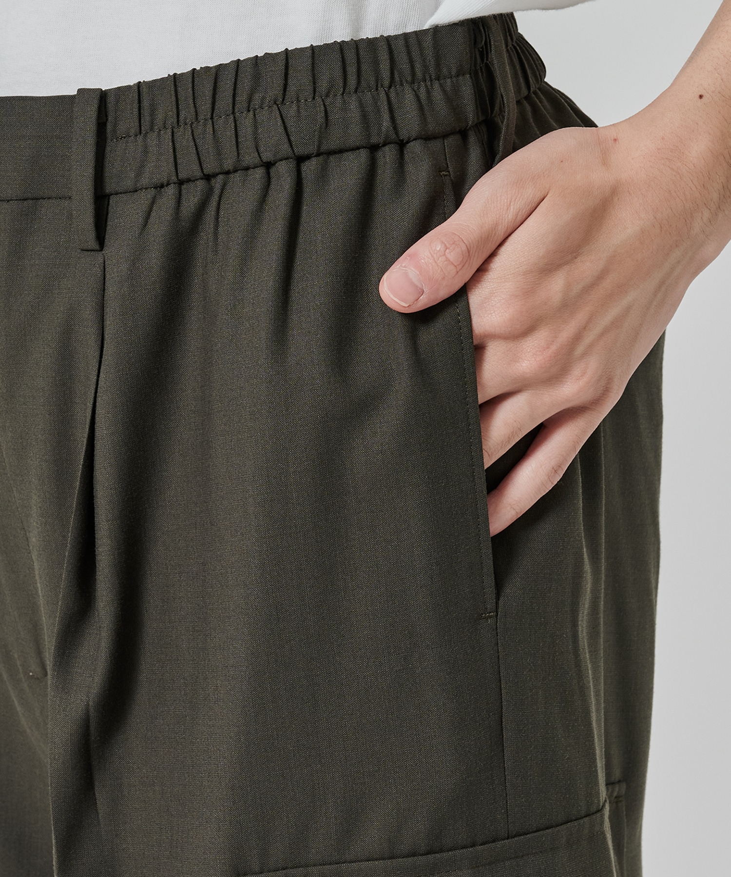 COOL WOOL CARGO PANTS STUDIOUS
