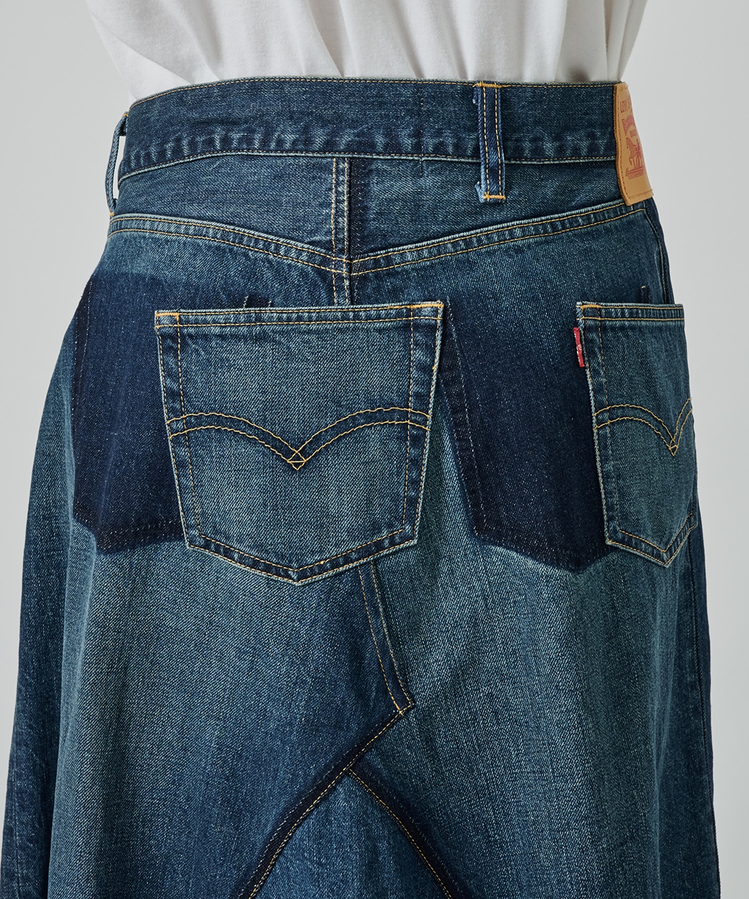 Levi'sWネーム 再構築デニムスカート JO―S201―051｜JUNYA
