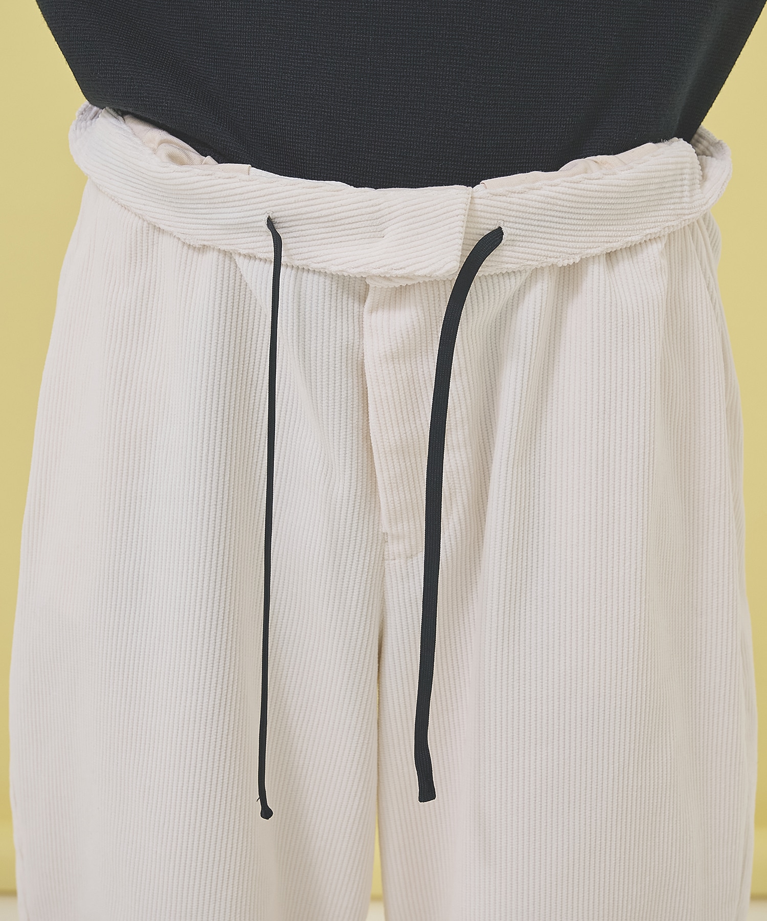 CORDUROY WIDE PANTS STUDIOUS