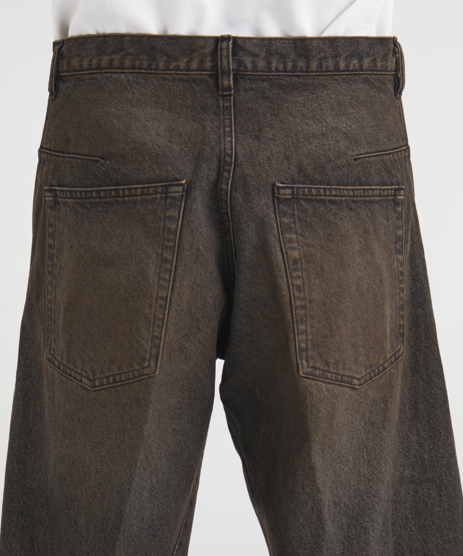 3D TWISTED WIDE LEG JEANS NVRFRGT