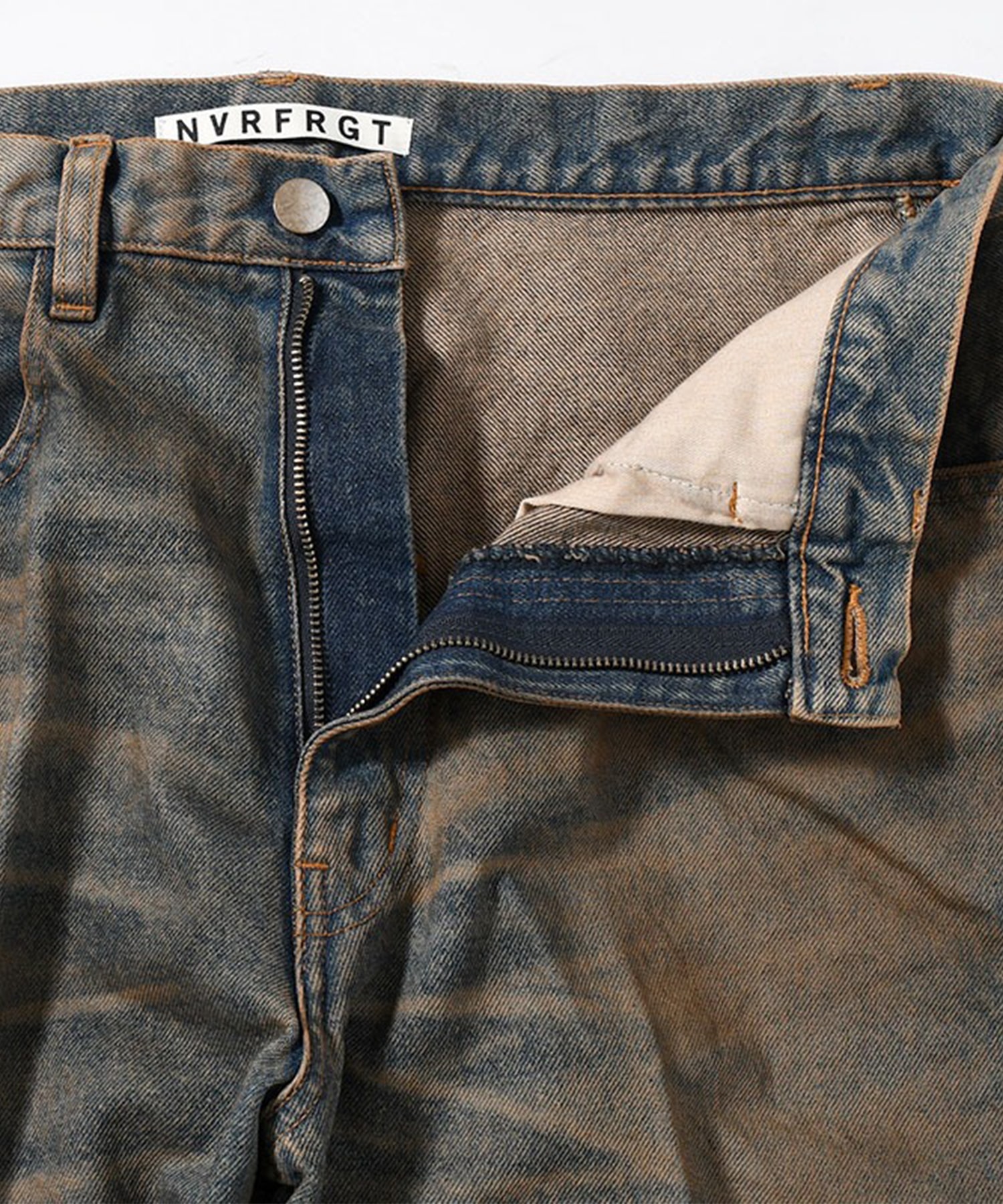 3D TWISTED WIDE LEG JEANS NVRFRGT