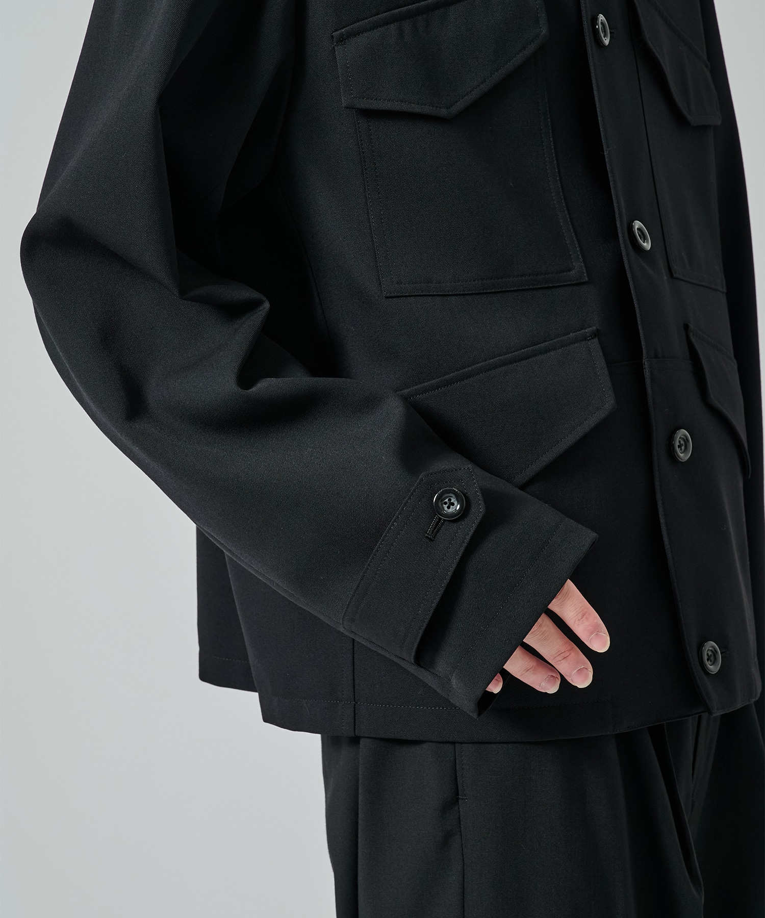 Rib Collar 4 Pockets Blouson UJOH HOMME