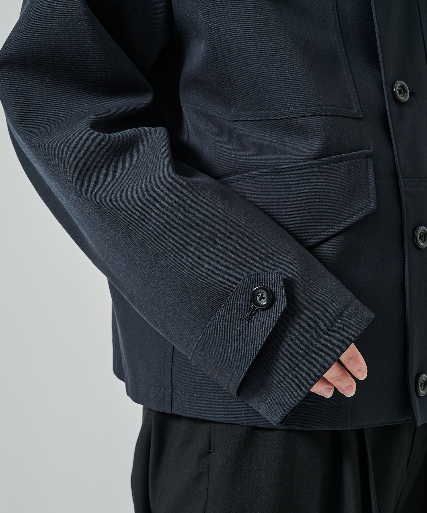 Rib Collar 4 Pockets Blouson UJOH HOMME
