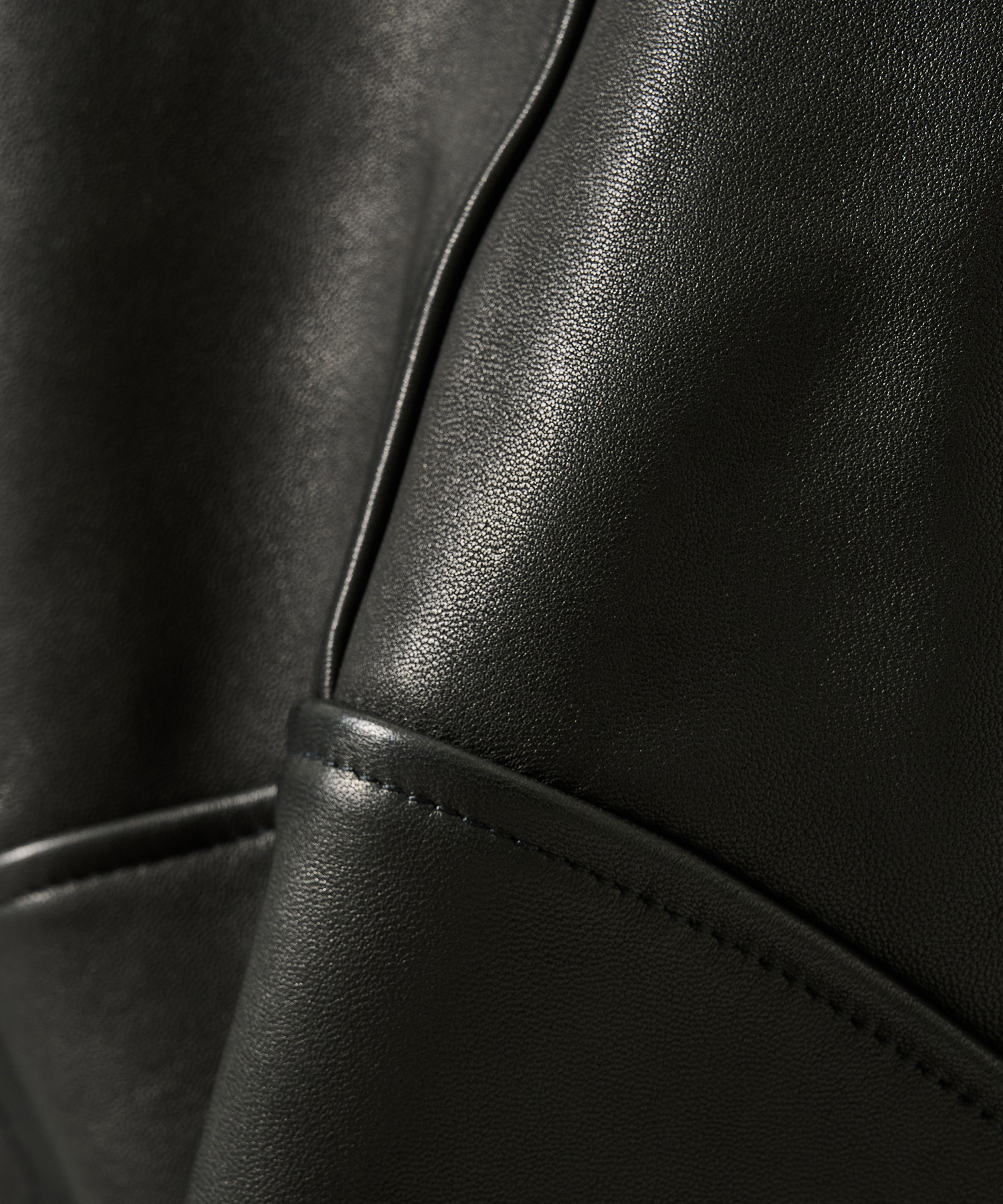 LEATHER MOTORCYCLE JACKET NVRFRGT