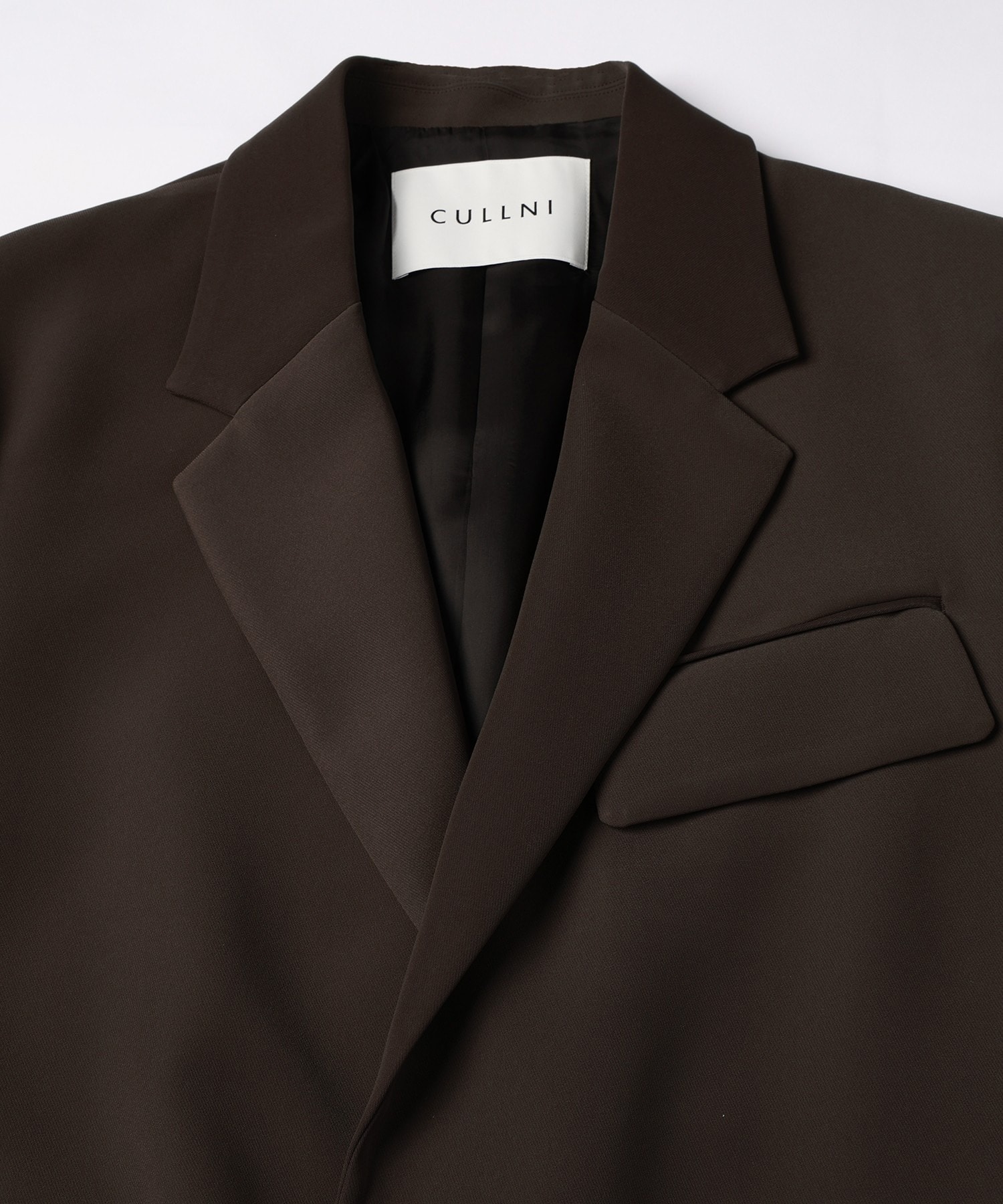 Double Cloth Twill Zip Pocket Tailored Jacket CULLNI