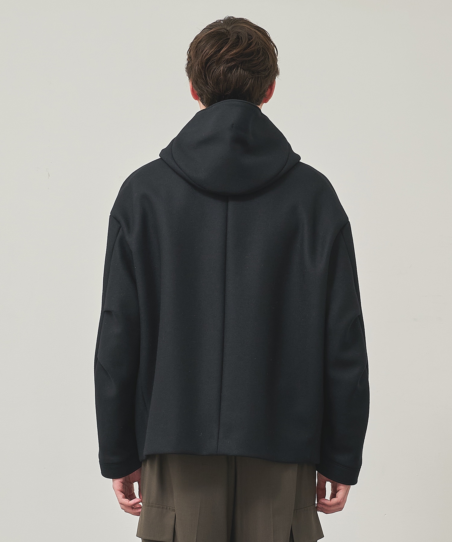 Super140 Wool Melton Short Mods STUDIOUS