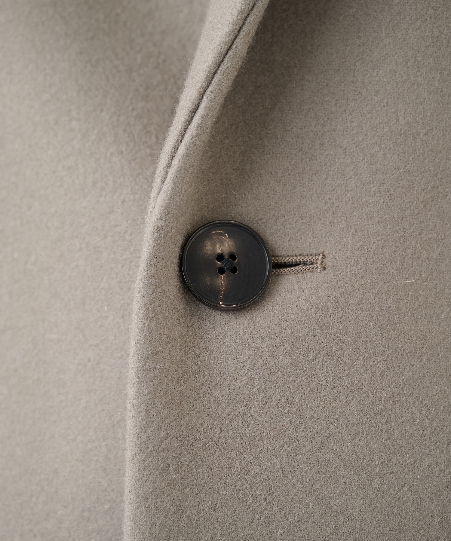 Super140 Wool Melton Over Chester Coat STUDIOUS