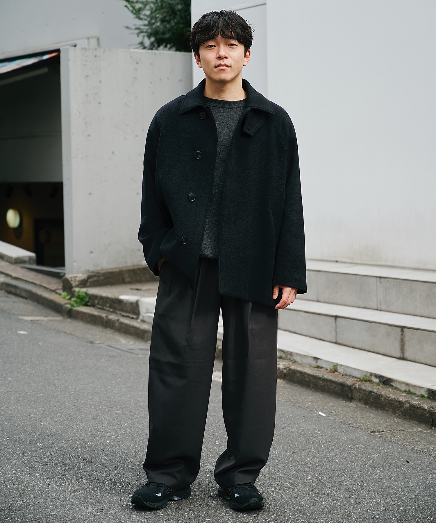 Cashmere Beaver Short Coat STUDIOUS