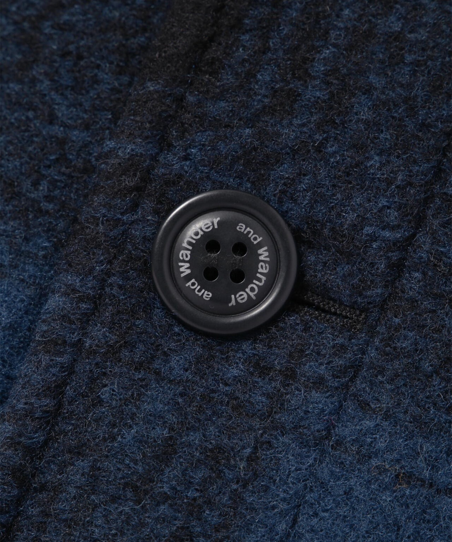 wool shaggy jacket long and wander