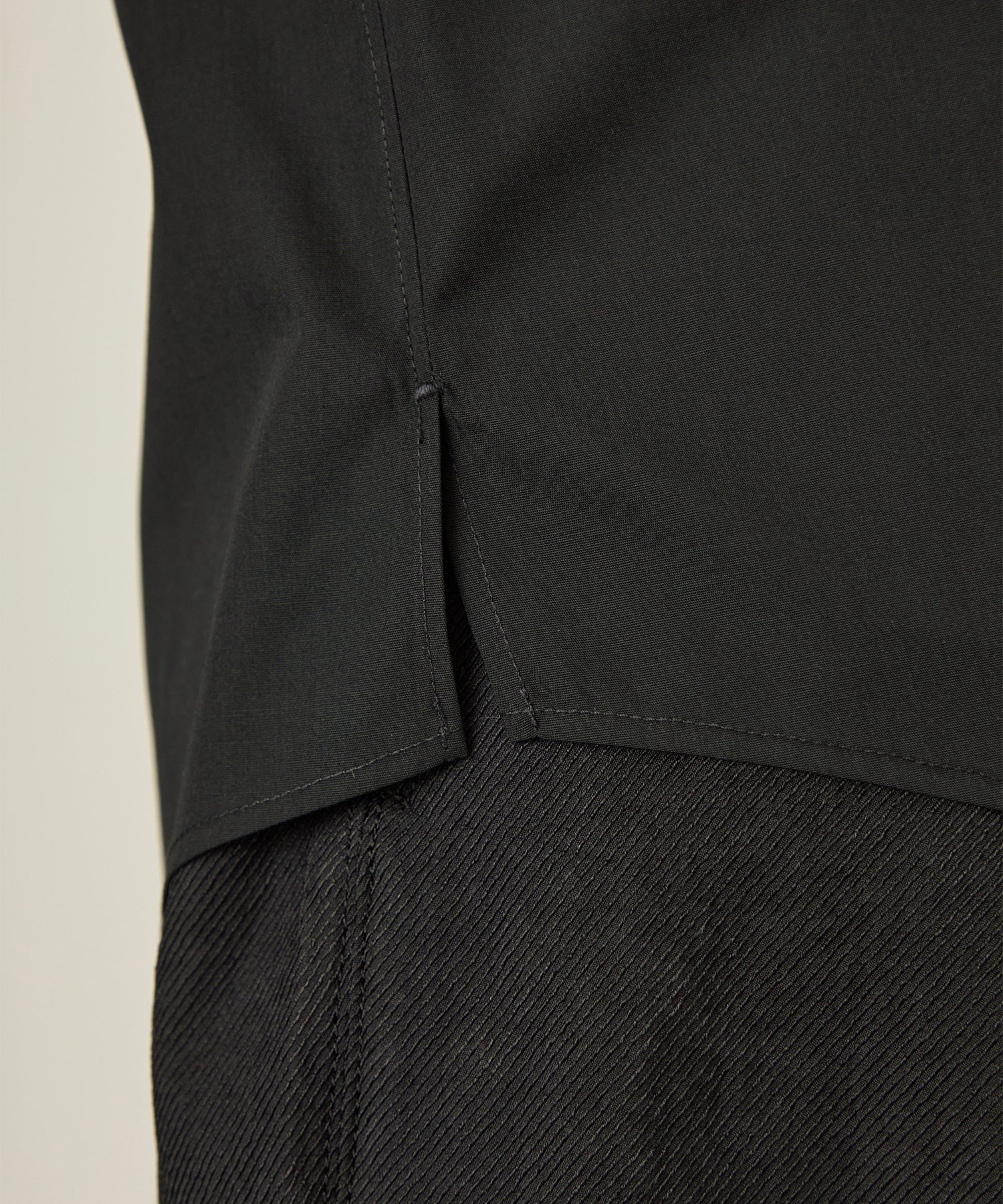 KNIT SLEEVE  DOCKING SHIRTS I'm here