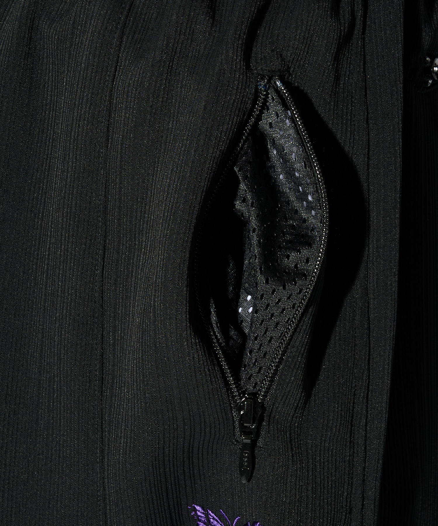 別注 Papillon Emb. H.D. Track Pant - Art Pique Pleats NEEDLES