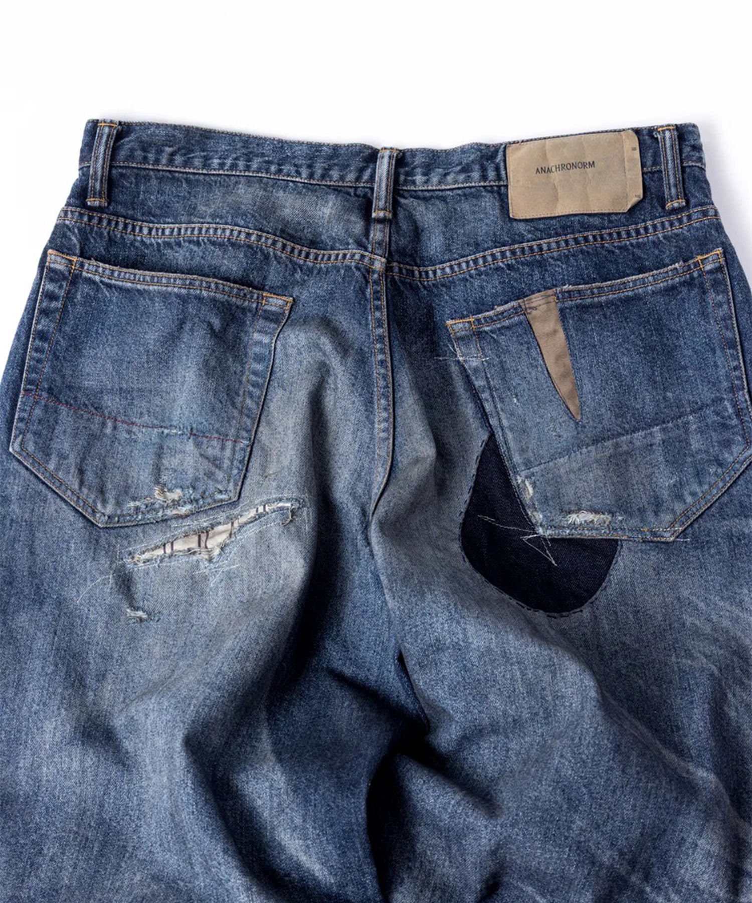 REMAKED WIDE 5P DENIM PANTS ANACHRONORM