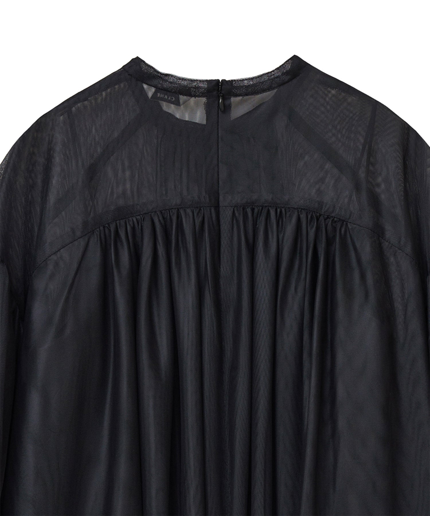 SHEER TULLE BALLOON SLEEVE TOPS(1 BLACK): CLANE: WOMENS｜ STUDIOUS