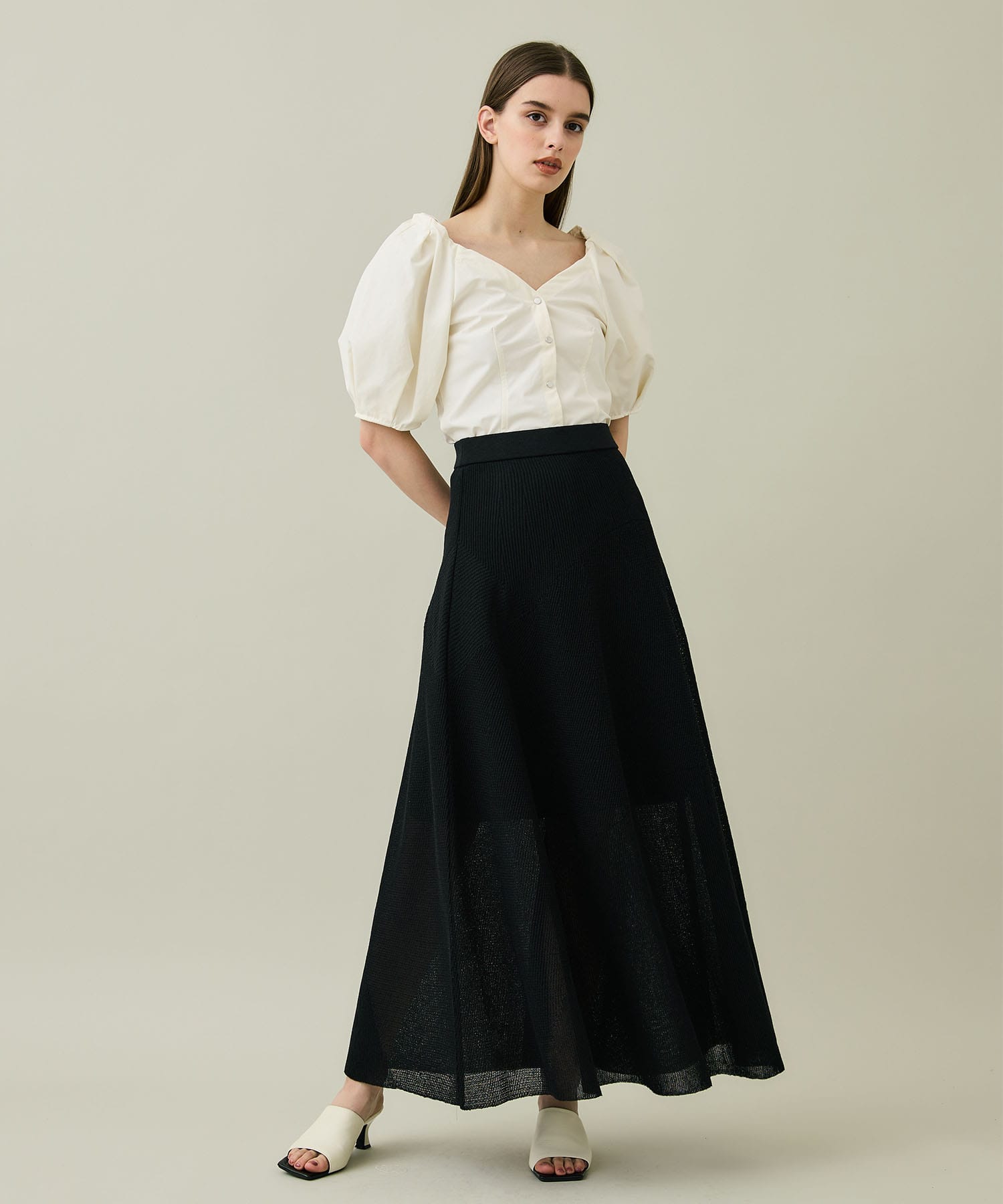 Two Fabric Combinated Blouse rito structure