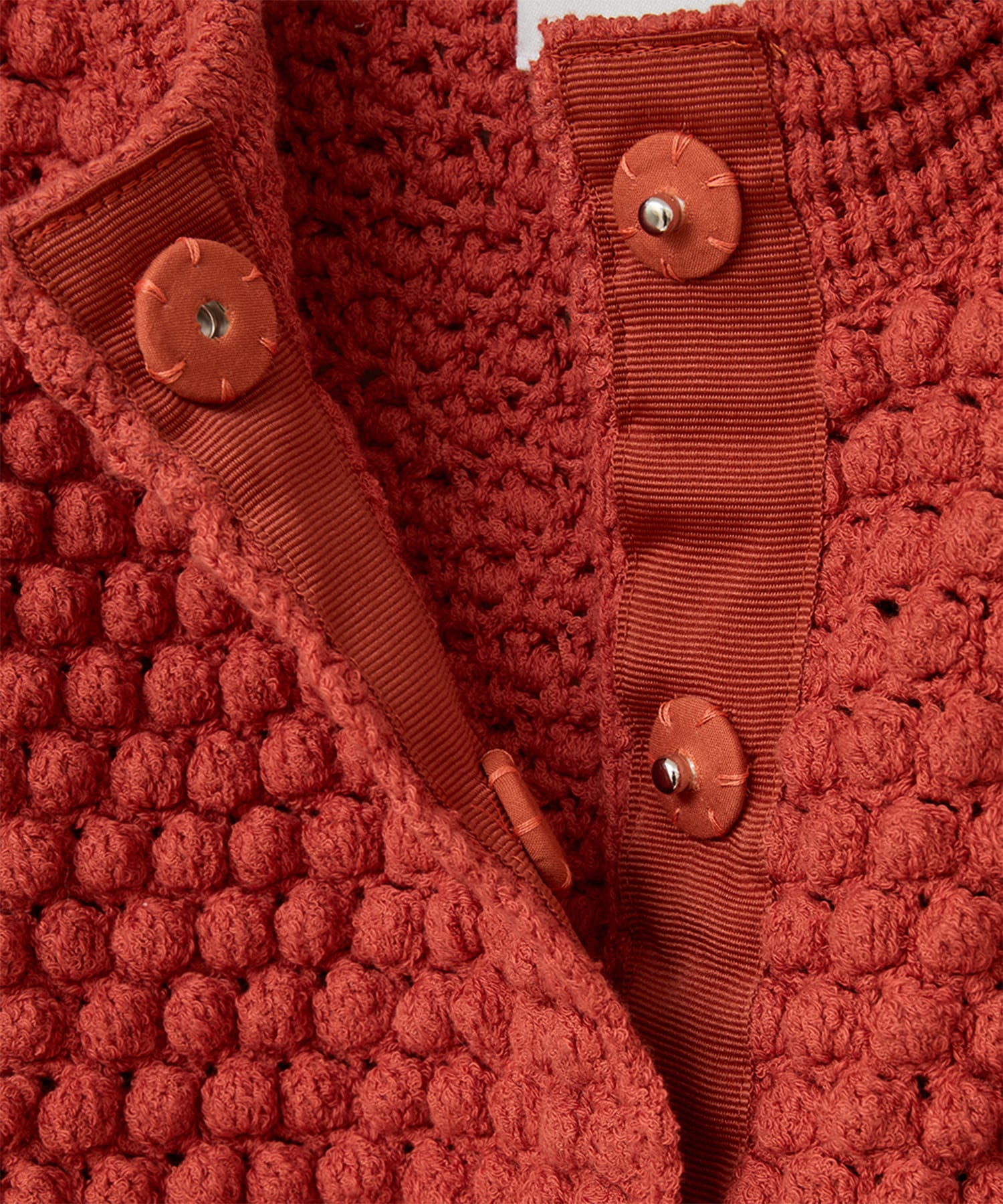 3D DOT HALF SLEEVE KNIT CARDIGAN(1 RED): CLANE: WOMENS｜ STUDIOUS