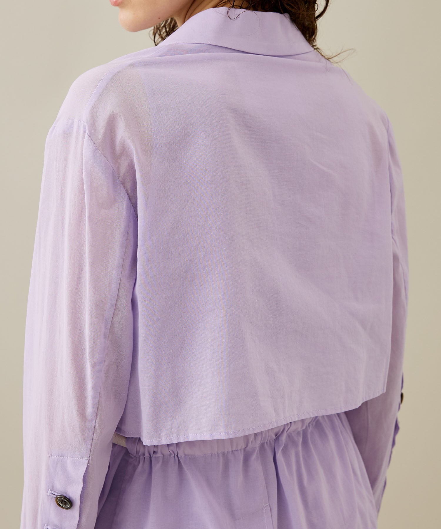 See-through Cotton Jacket rito structure