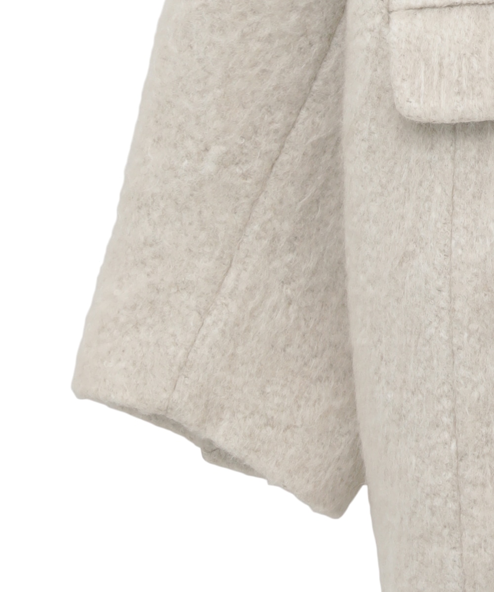 MIX SHAGGY OVER TAILORED JACKET(1 IVORY): CLANE: WOMENS｜ STUDIOUS