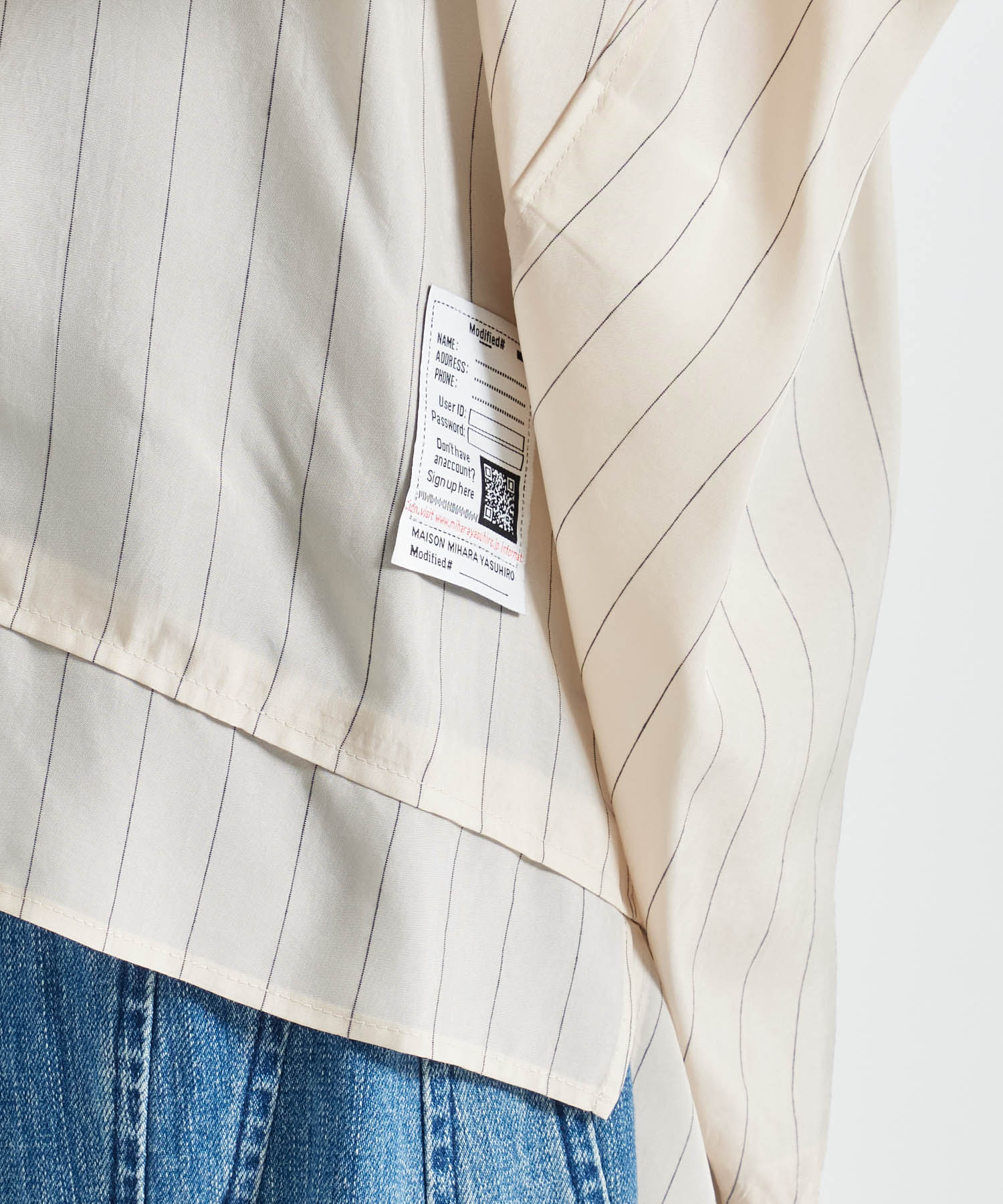 DOUBLE LAYERED SHIRTS Maison MIHARA YASUHIRO