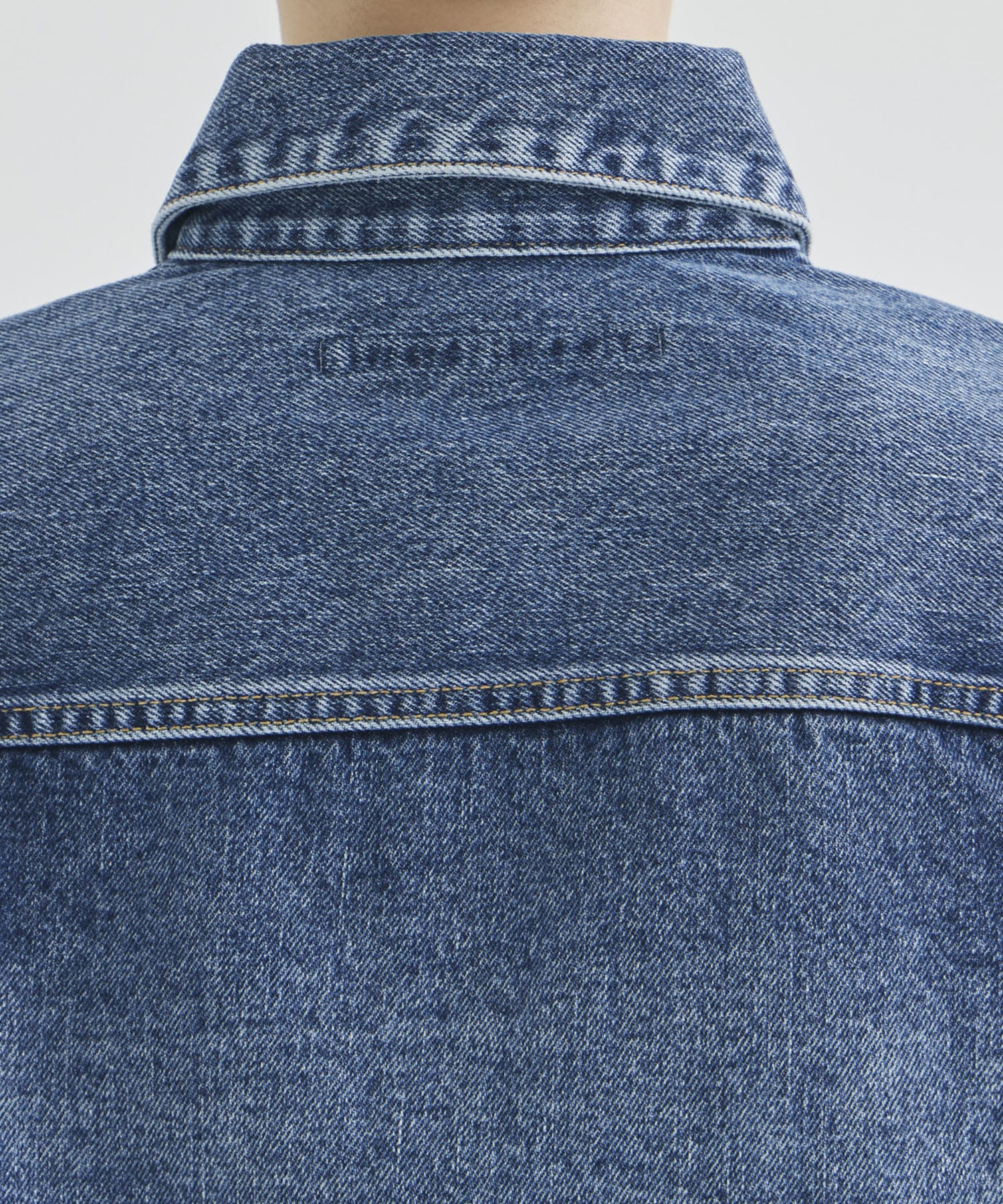 WASHED DENIM CUTTING JACKET JOHN LAWRENCE SULLIVAN