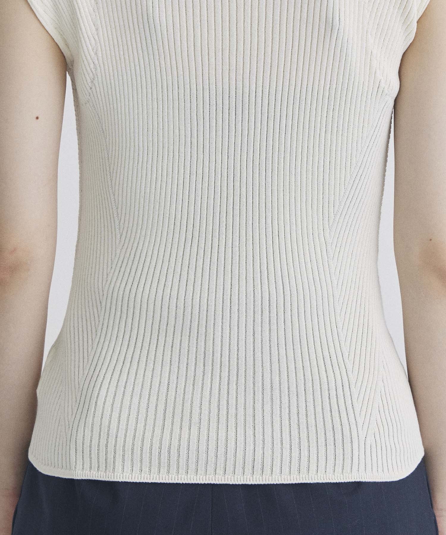 Sleeveless Rib Knit Top STUDIOUS