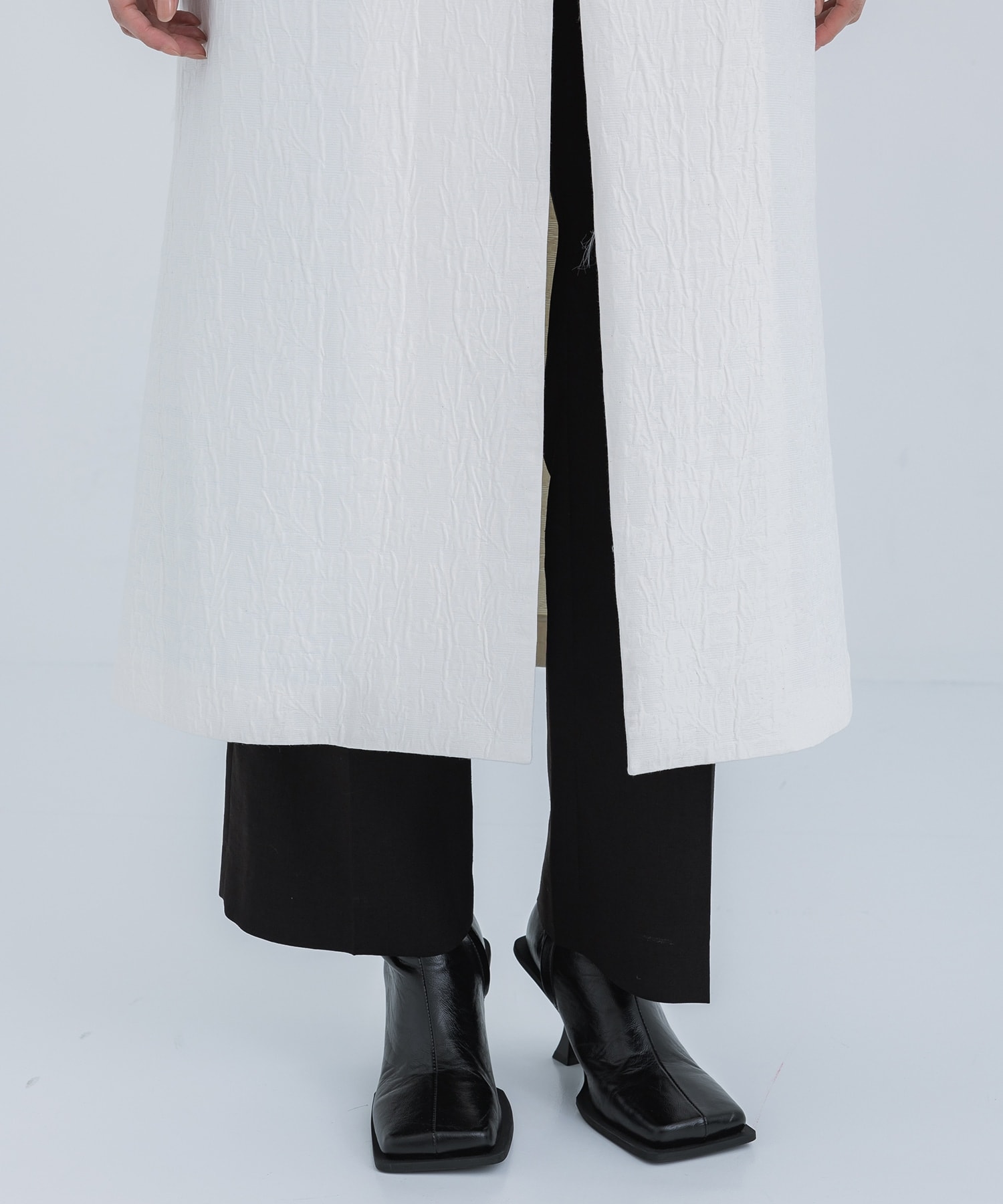 Unlevel Dyeing Sleeveless Jacket Mame Kurogouchi