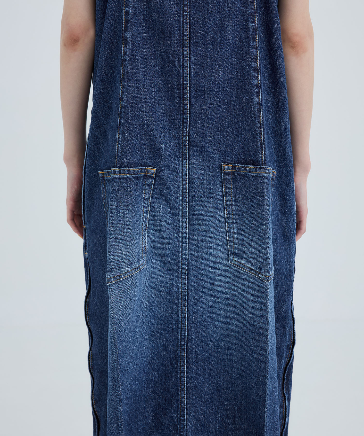 Suspenders denim dress TOGA PULLA