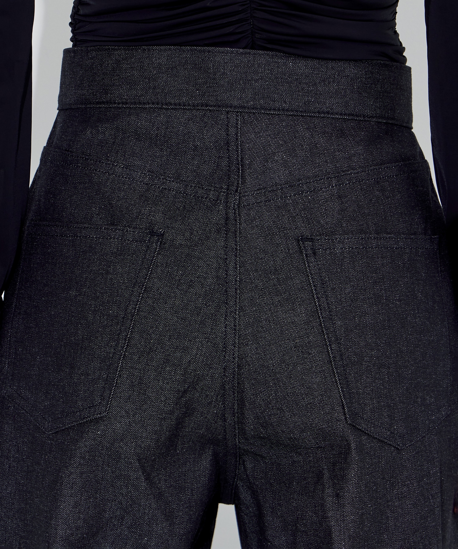 RIGID DENIM WIDE PANTS (SHORT LENGTH) JOHN LAWRENCE SULLIVAN