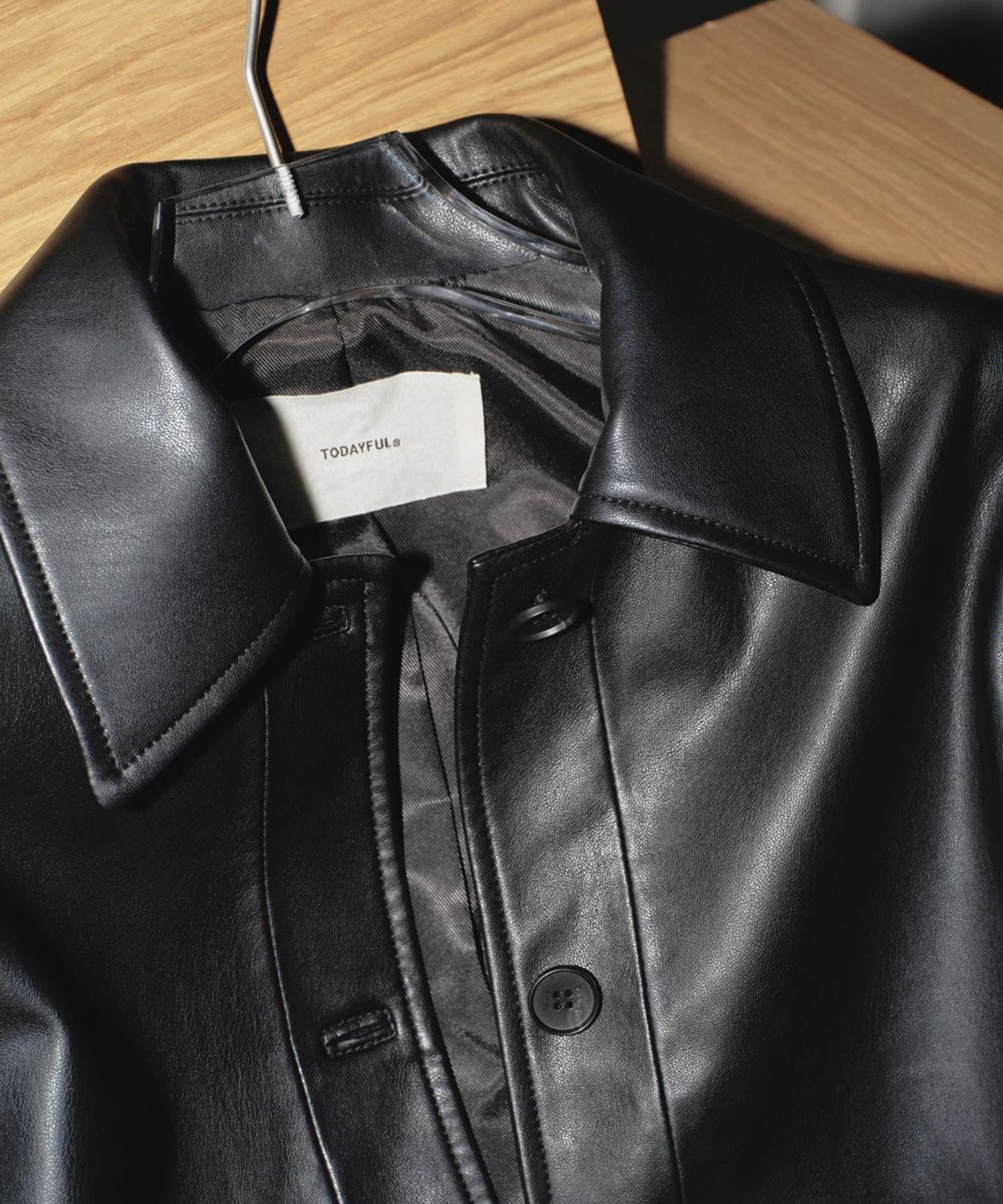 Ecoleather Soutiencollar Jacket TODAYFUL