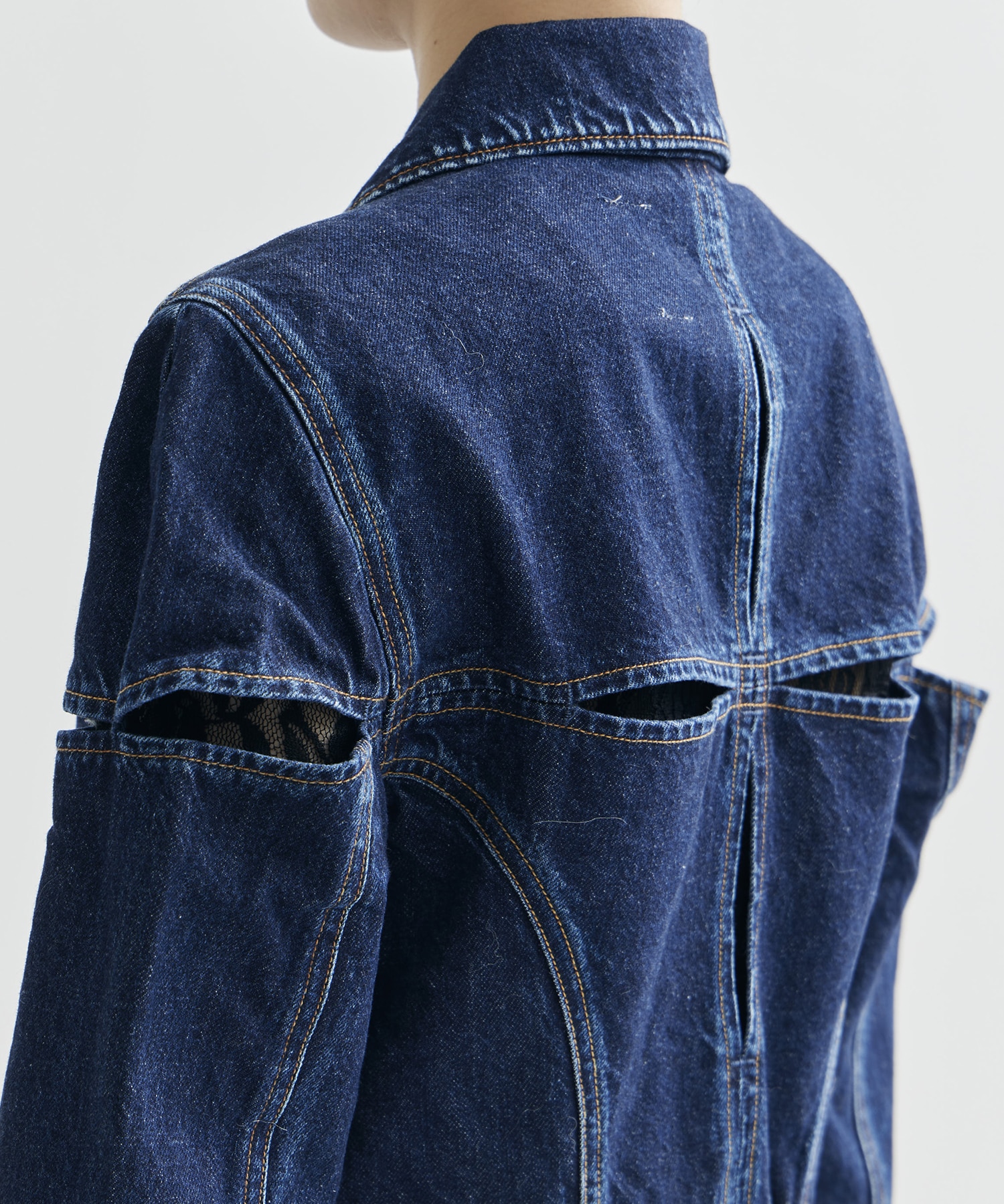 DENIM SLIT JACKET FETICO