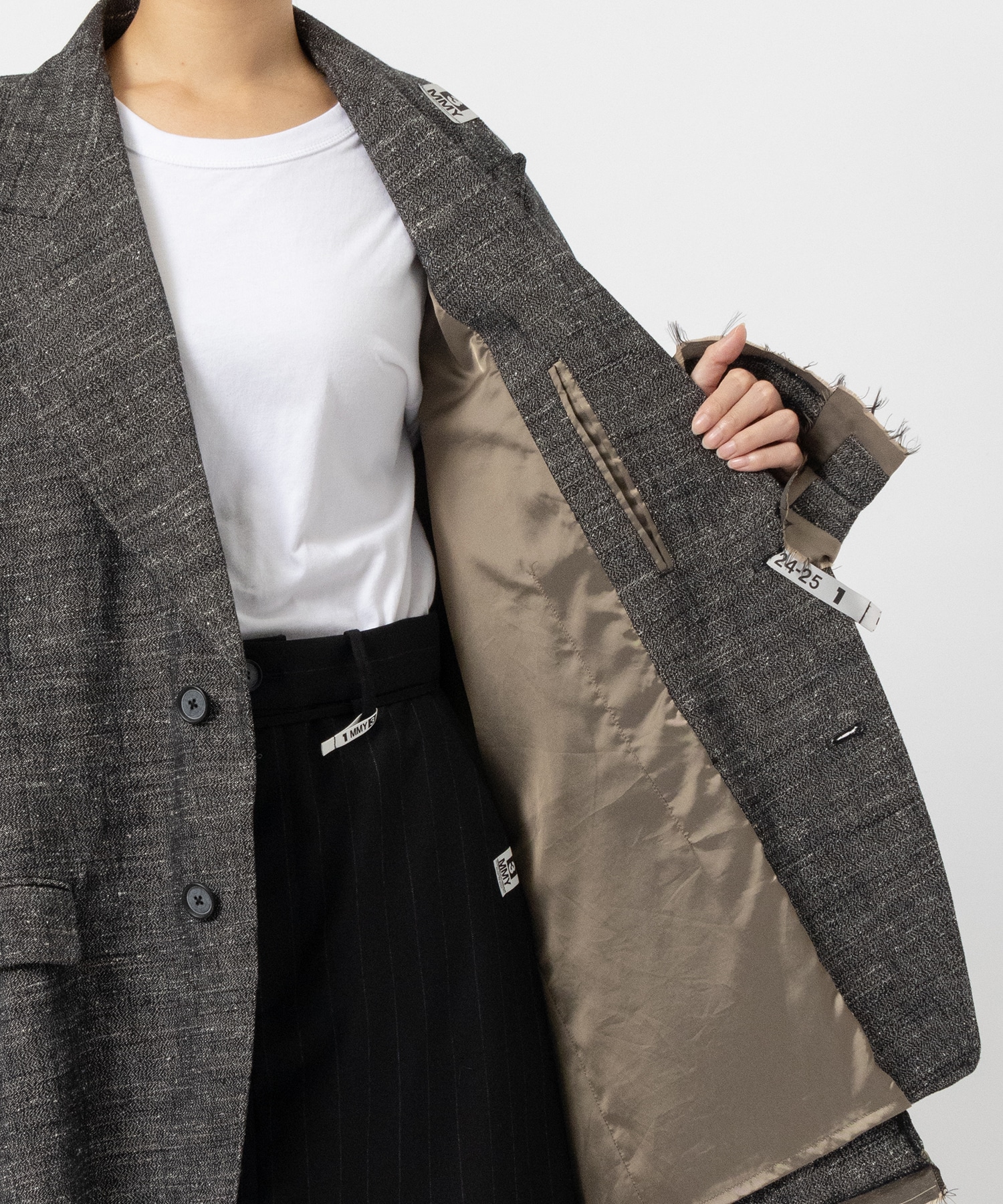 SLUB NEP TWEED JACKET Maison MIHARA YASUHIRO