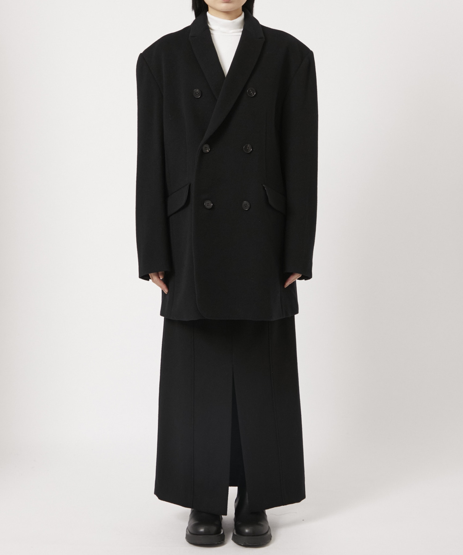 RECYCLED WOOL DOUBLE COAT KAYLE