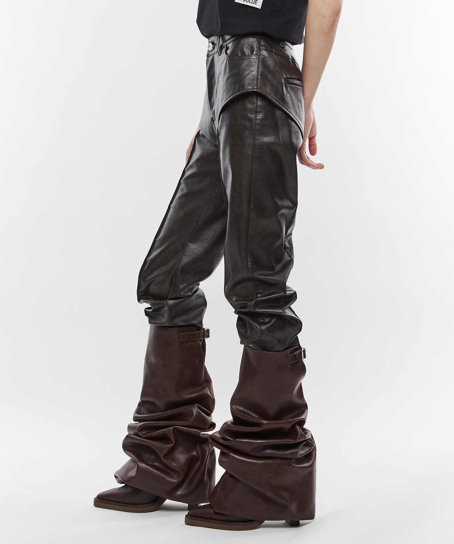 Melted Boots Brown POOLDE