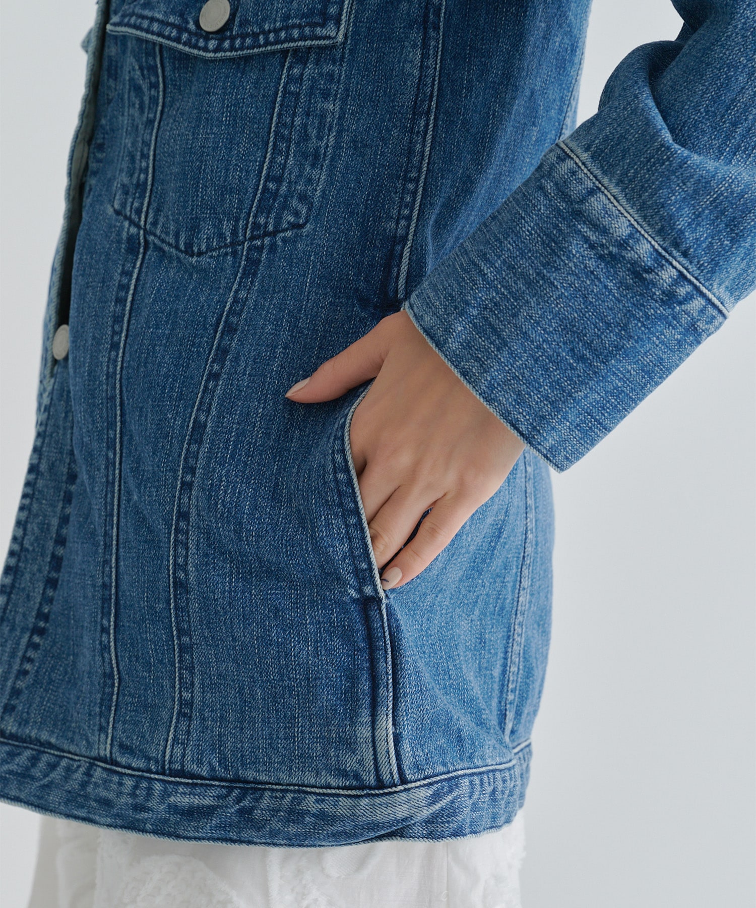 Helene denim jacket BL AKIRANAKA