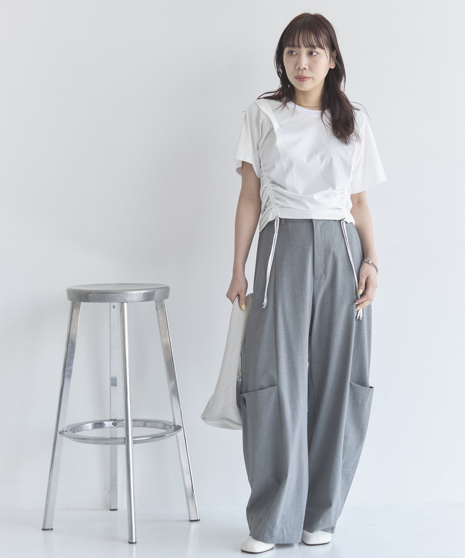 Multi Length Drawstring Tee STUDIOUS