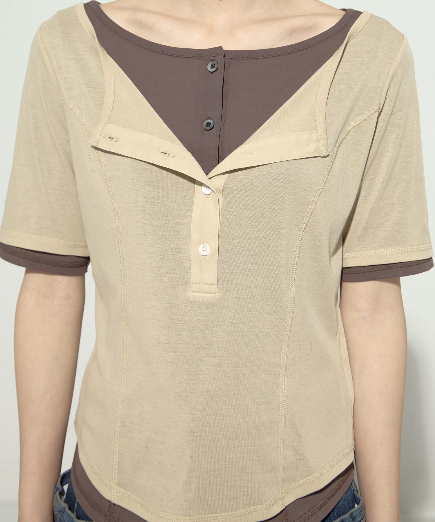 2Pac Henry Neck Tee STUDIOUS