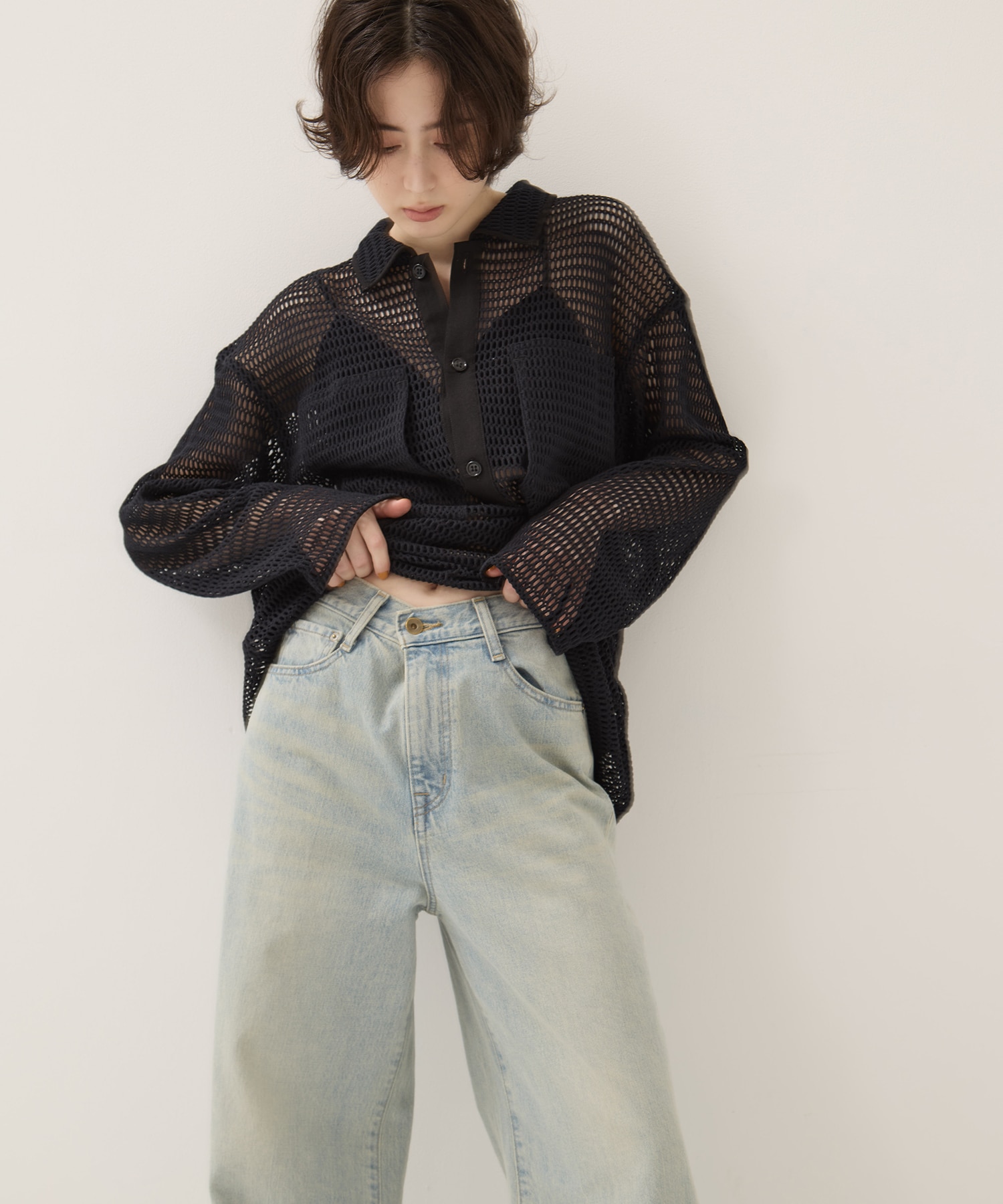 Semi Flare Dyed Jeans STUDIOUS