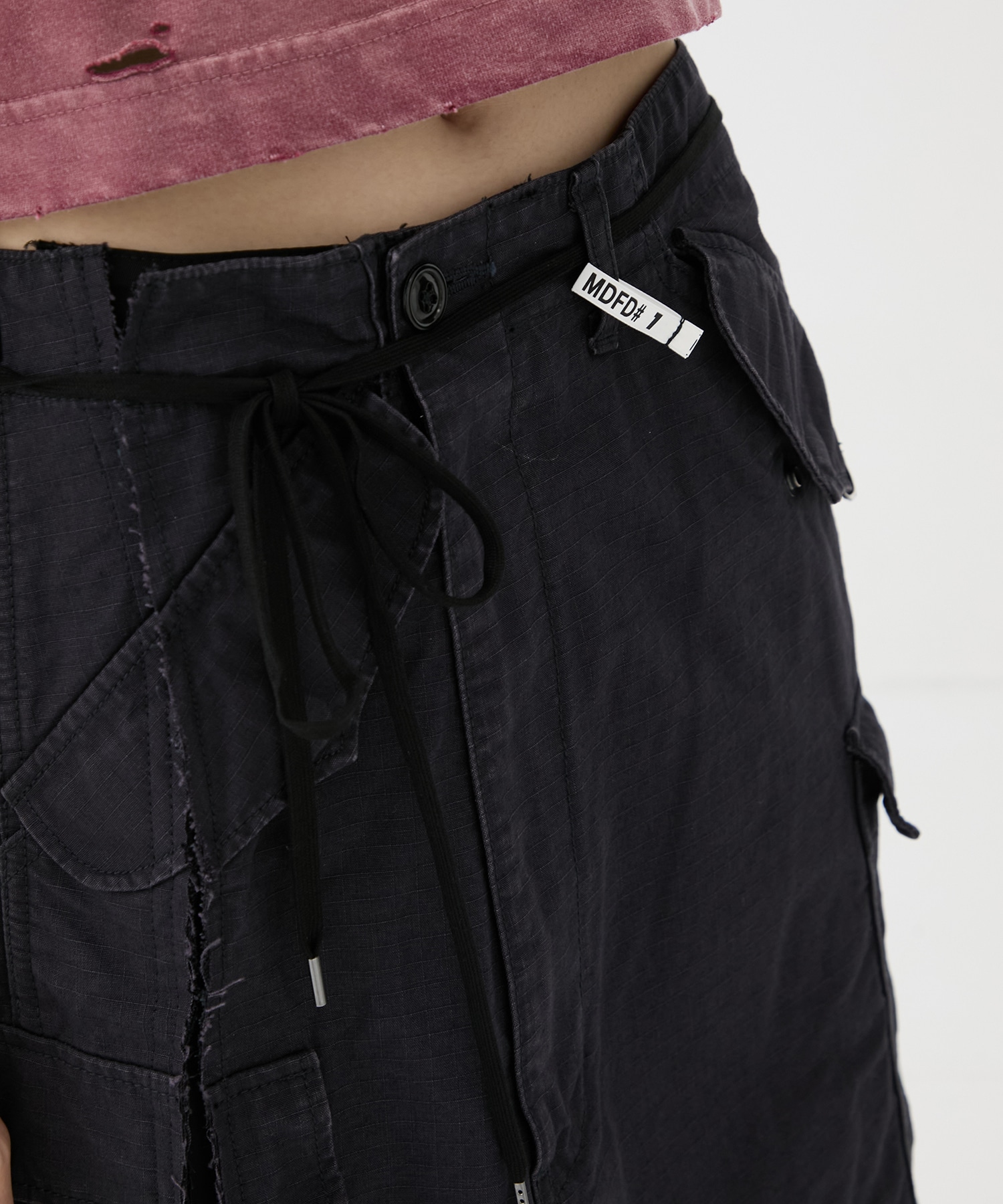CARGO PNTS PASTED SKIRT Maison MIHARA YASUHIRO