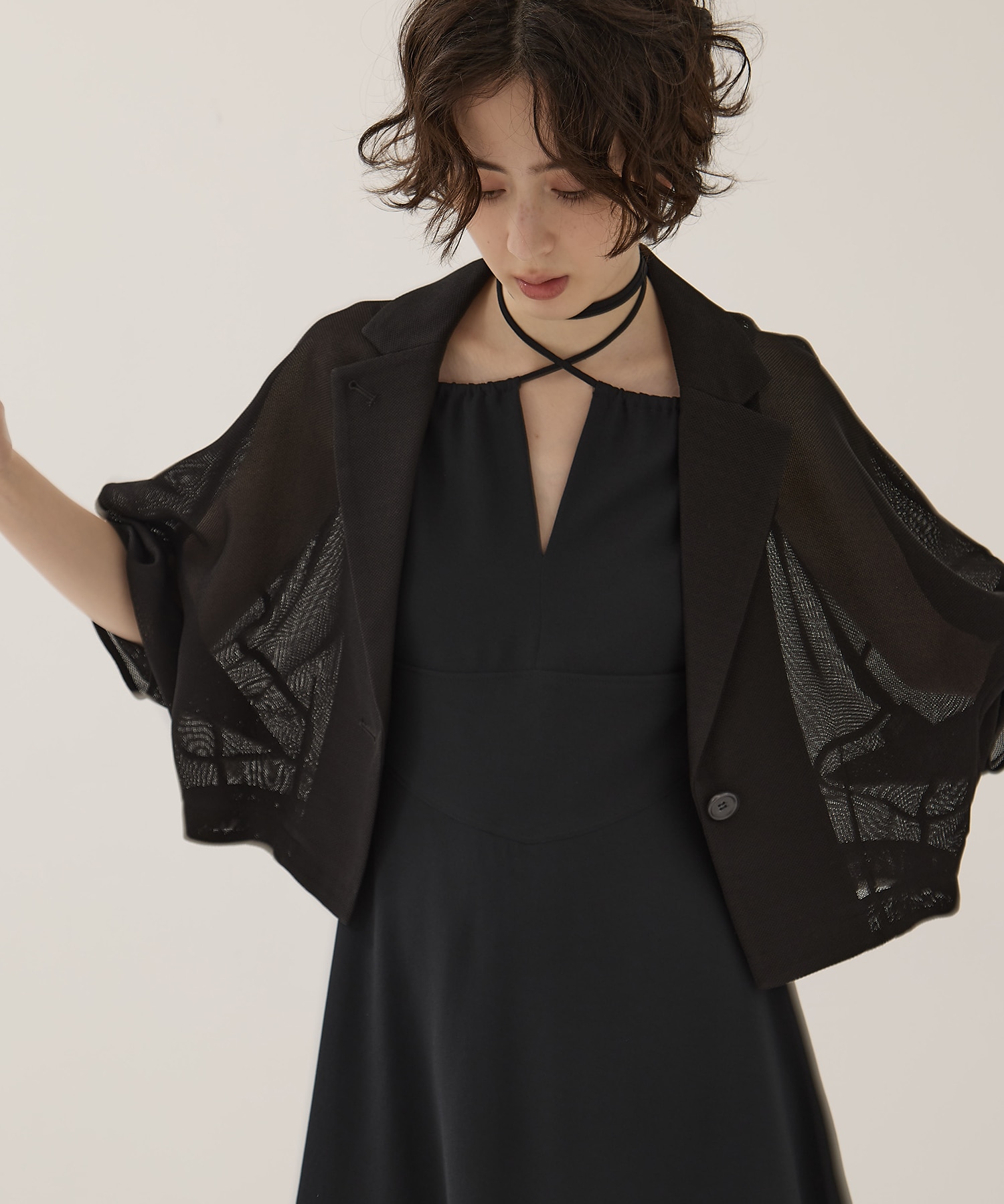 別注MESH LANTERN JACKET CLANE