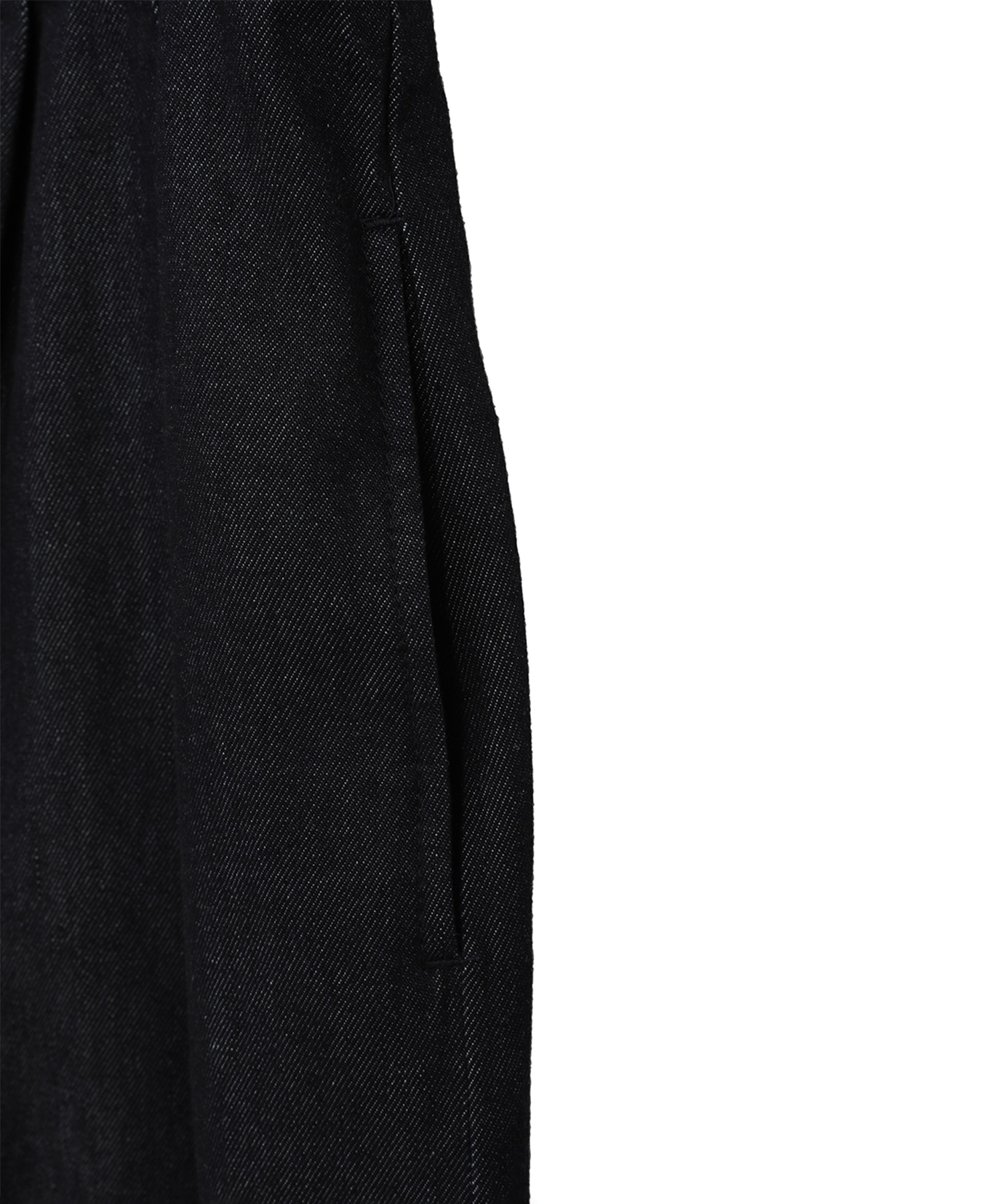 SQUARE SLEEVE DENIM ALL IN ONE CLANE