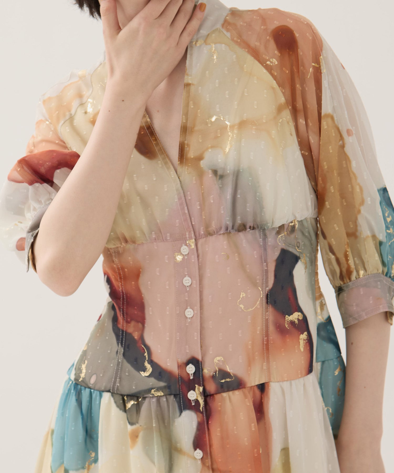 EX. Art Organdy Dress AMERI
